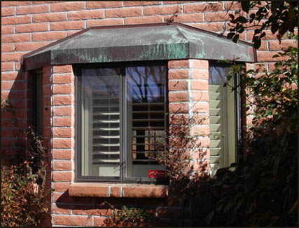 Bay Window Copper Canopy